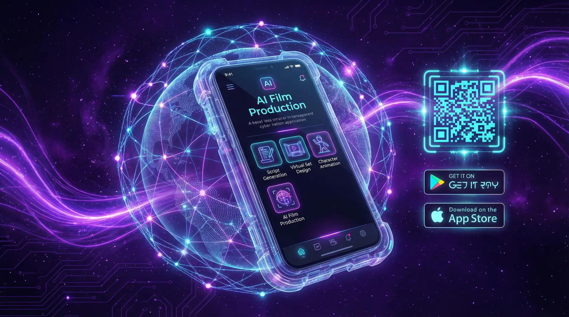 影视AI工坊 APP界面展示